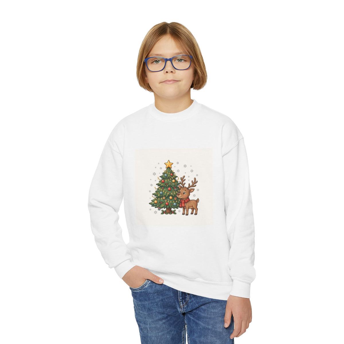 Family Christmas Youth Sweatshirt